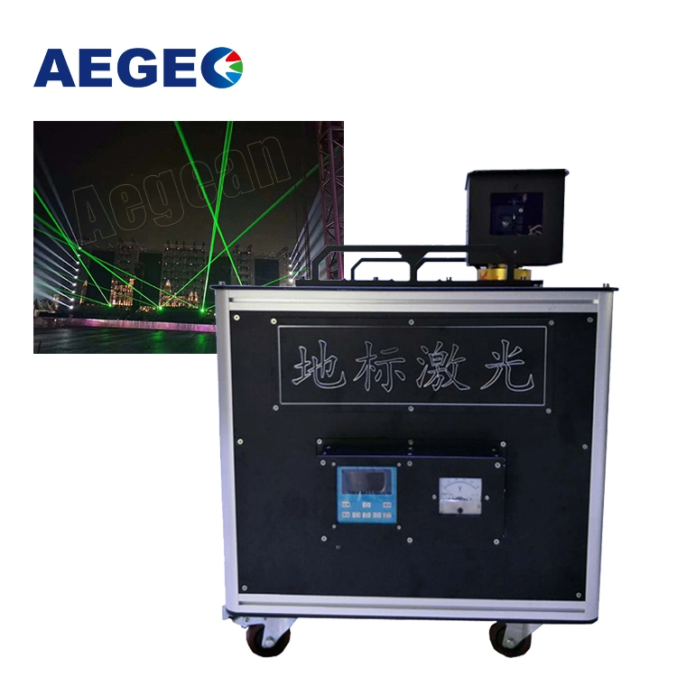 30W Green Laser Sky Beam Outdoor Laser Projector Landmark for Scenic Area Building