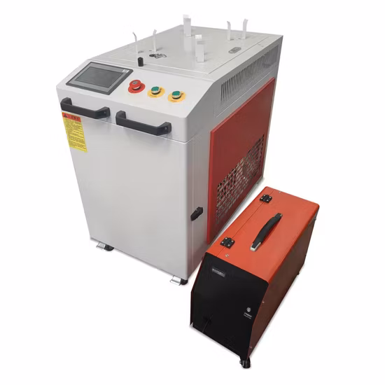 Máquina de solda a laser de fibra manuseada Soldagem a laser usada