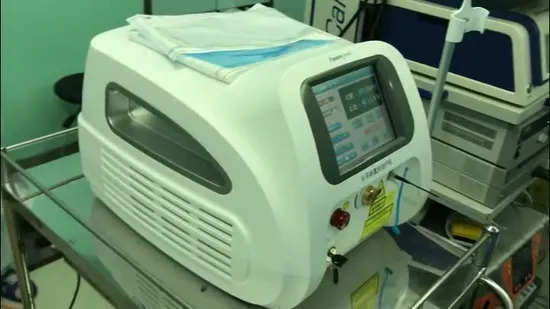 Preço barato 980nm 532nm luz verde Cw, laser de diodo de pulso repetido para EVLT